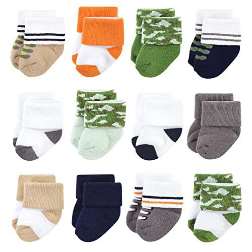Luvable Friends Unisex Baby Newborn and Baby Terry Socks