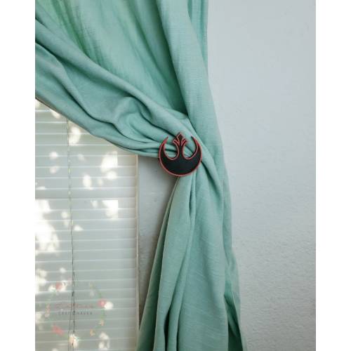 Intergalactic Rebel Curtain Holdbacks - SET of 2