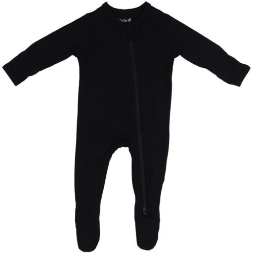 KYTE BABY Unisex Zipper Closure Footies, Rayon Made From Bamboo, 0-24 Months