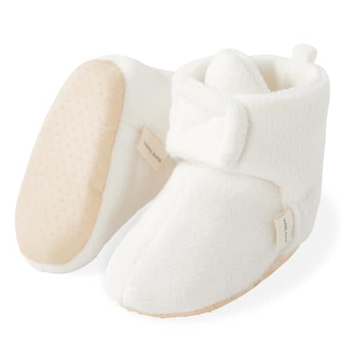 pureborn Unisex Baby Boy Girl Fleece Cozy Booties Warm Infant Shoes