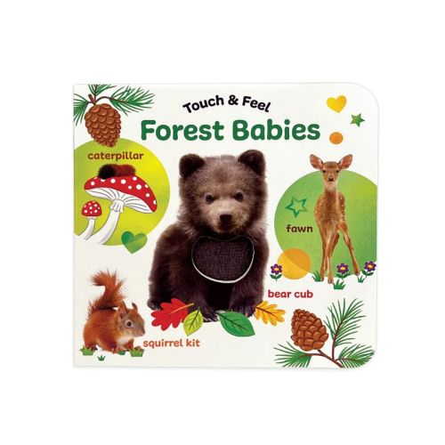 Touch & Feel Forest Babies - by Cherri Cardinale (Board Book)