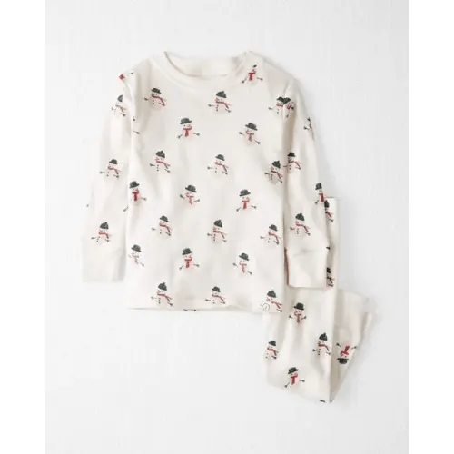 Baby 2-Piece Organic Cotton Pajamas in Snowman Print - Little Planet | Carter's