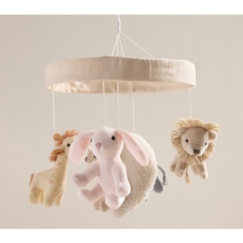 Luxe Plush Critter Crib Mobile