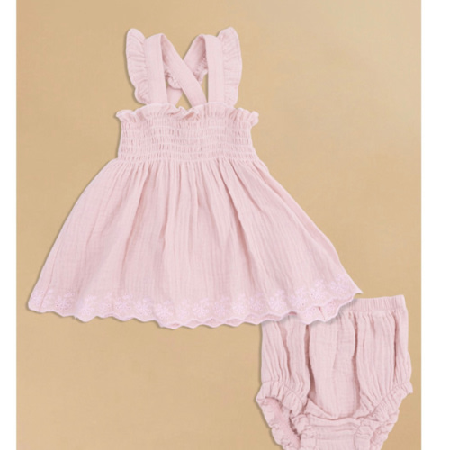 Tori Rose Smocked Top With Bloomer