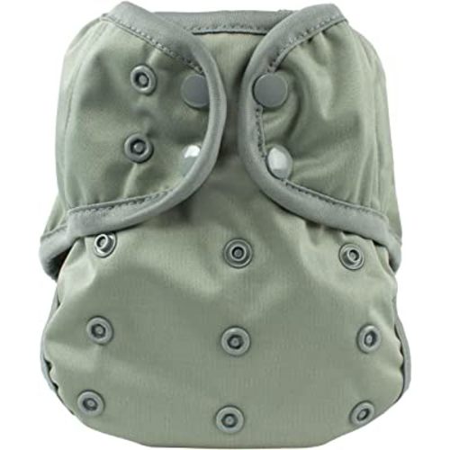 OsoCozy One Size Cloth Diaper Covers - Adjustable Snap Fit & Double Leg Gussets for Baby Boys & Girls from 8-35 Pounds. Use with Prefold, Flat or Fitted Cloth Diapers or Snap-in Inserts.