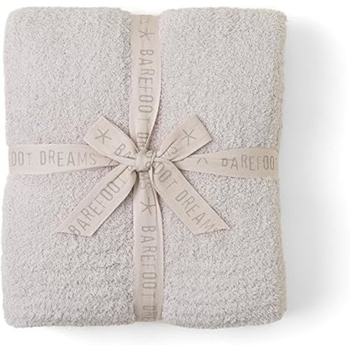Barefoot Dreams CozyChic Throw, Stone 54" x 72"