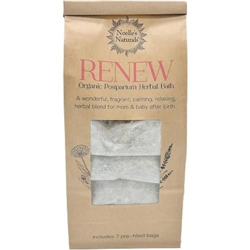 Noelle's Naturals Organic Postpartum Herbal Bath - Pack of 7 Sachets - for After Childbirth - Sitz Bath - Promotes Healing and Relaxation - V-Steam