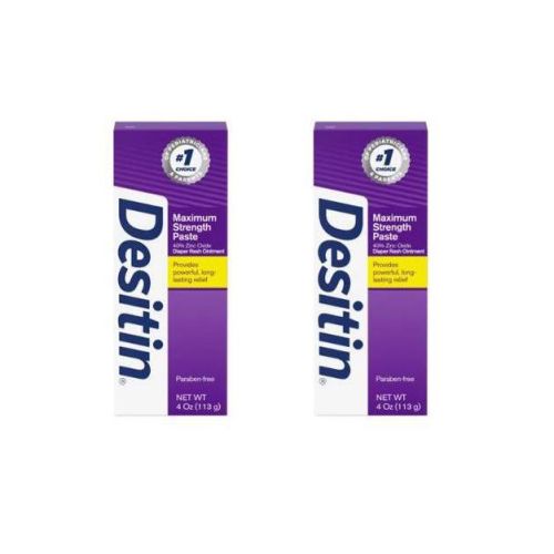 Desitin Maximum Strength Baby Diaper Rash Cream with Zinc Oxide - 4oz