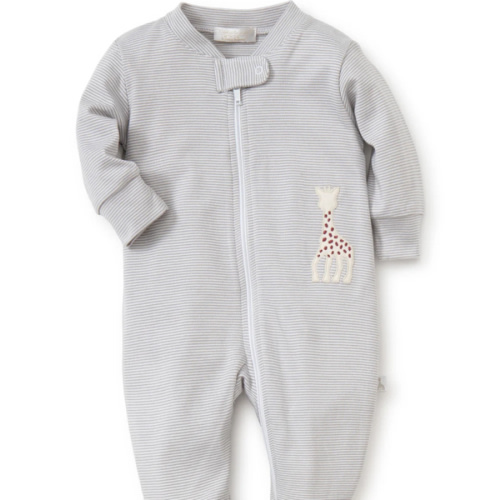 Sophie la girafe Grey Zip Front Footie