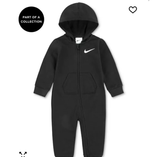 Nike Hooded Long-Sleeve Onesie