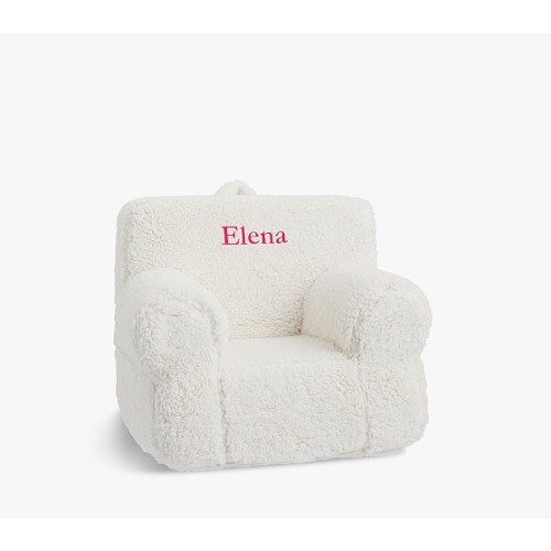 My First Cream Sherpa Anywhere Chair® | Toddler Armchair | Pottery Barn Kids
