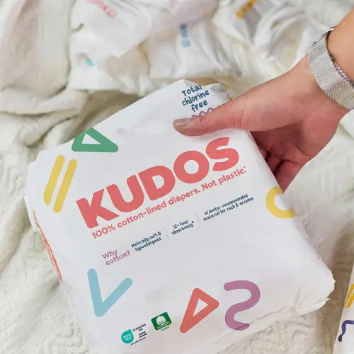 month of Kudos diapers- size 2 (9-16 lbs)
