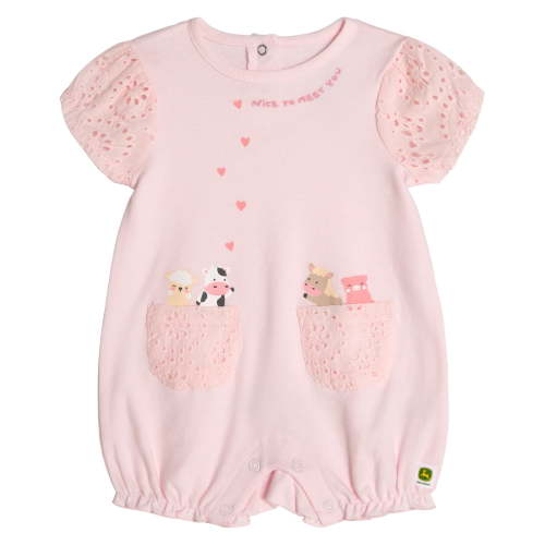 John Deere Animals Romper Newborn to Infant