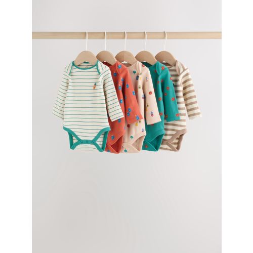 Bright Baby Bodysuits 5 Pack