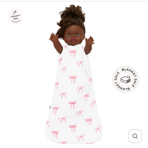 Baby Doll Sleep Bag in Bow