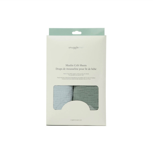 Muslin Crib Sheets | Bluebell + Slate