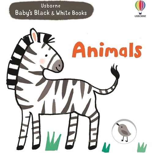 Baby's Black and White Books: Animals: A Stimulating High-Contrast Board Book for Babies Board book – October 3, 2023