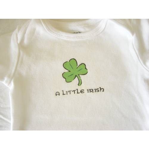 A Little Irish Baby Bodysuit (sizes newborn to 24 months)
