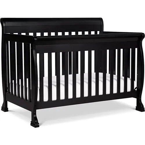 DaVinci Kalani 4-in-1 Convertible Crib in Ebony, Greenguard Gold Certified