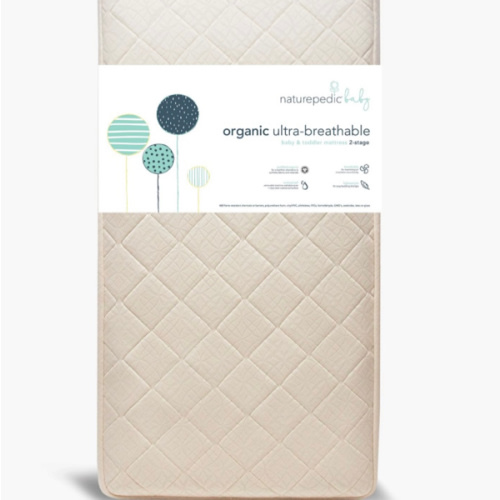 Organic Breathable Ultra Baby Crib Mattress (2-Stage)