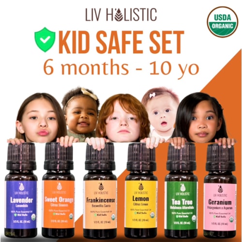 Kid Safe - Organic Essential Oil Set (10mL) | Liv Holistic Store