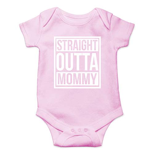 Straight Outta Mommy - Funny Baby Essentials Bodysuit - Baby Girl Clothes Newborn Girl Romper
