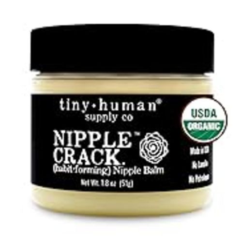 Organic Nipple Cream, Nipple Crack Lanolin Free Nipple Butter, Balm for Breastfeeding Mother, No Need to Wash Off, Safe for Baby and Mama - 1.8 Ounce (Pack of 1)