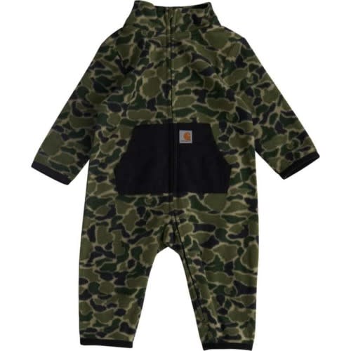 Boys' Long Sleeve Zip-Front Printed Sherpa Coverall (Baby) | Kids' Fall Layering Essentials | Carhartt