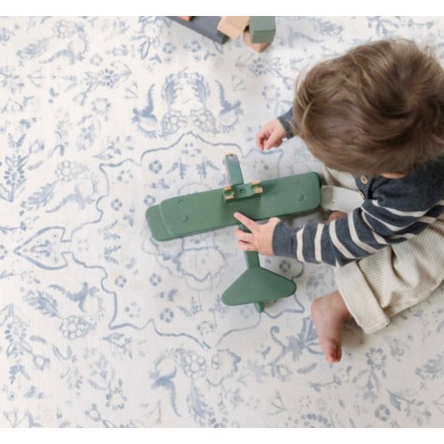 Delft Blue Floral Play Mat | Emile - Little Nomad | House of Noa