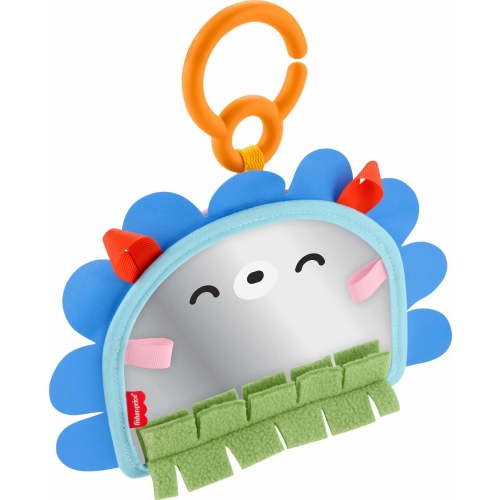 Fisher-Price Prop 'n Go Portable Mirror Baby Tummy Time Sensory Activity Toy for Newborns