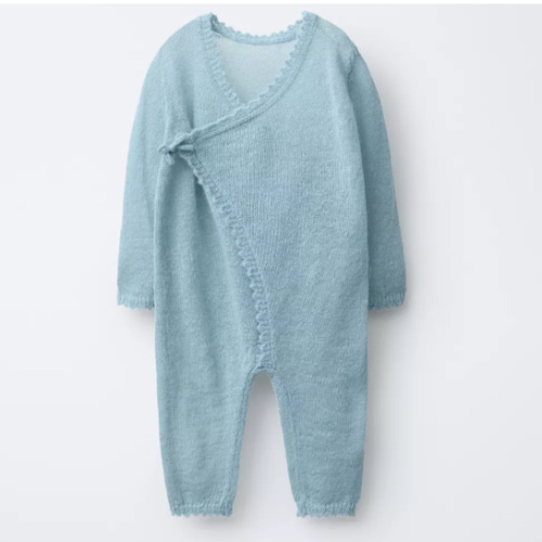 LONG OPENWORK JUMPSUIT - Pastel blue | ZARA United States