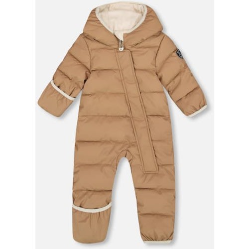 Gender Inclusive One-Piece Cloud Compressible Snowsuit Designed for Car Seat, 3M