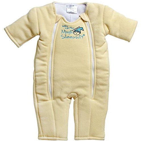 Baby Merlin's Magic Sleepsuit Microfleece - Yellow - 3-6 months
