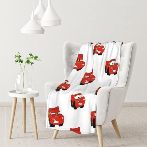 Lightning Mcqueen Kid's Throw Blanket - Plush 30"x40" Throw Blanket for Boys Girls, Soft Fleece Throw Blanket for Toddlers, Cozy Blanket for Kids