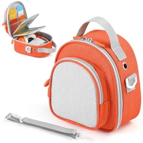 Carrying Case Compatible with Yoto Mini (2024 Edition),30 Cards Storage Bag with Handle and Shoulder Strap, Travel Storage box