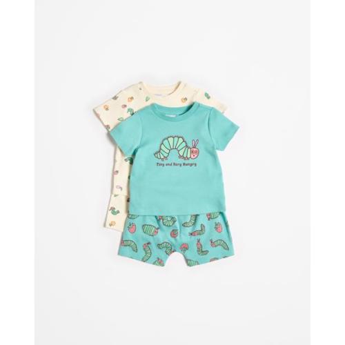 Baby The Very Hungry Caterpillar Organic Cotton Short Pyjama Set - 2 Pack