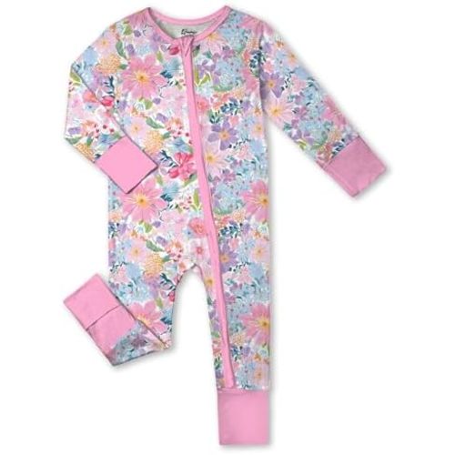 Weiwei Pajamas for Baby Boys & Girls Footies, Viscose from Bamboo Baby Romper, Baby Sleepers, 2-Way Zippy PJs, YKK