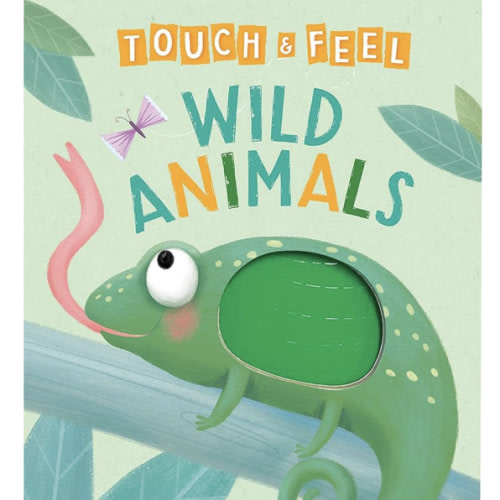 Wild Animals: A Touch and Feel Book - Children's Board Book - Educational