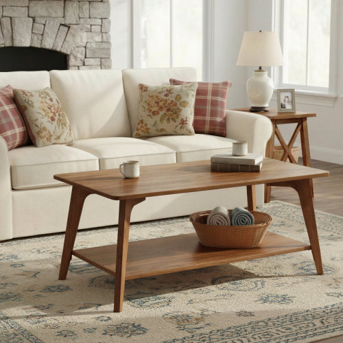 George Oliver 39.4" Coffee Table with Storage for Living Room & Reviews | Wayfair