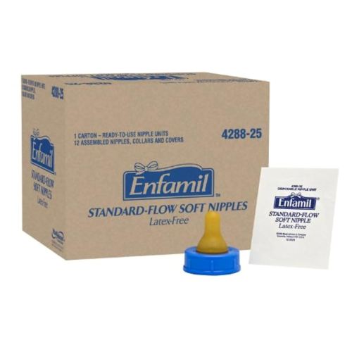 Enfamil Standard Flow Soft Nipples, Latex-Free & BPA Free, 12 Count
