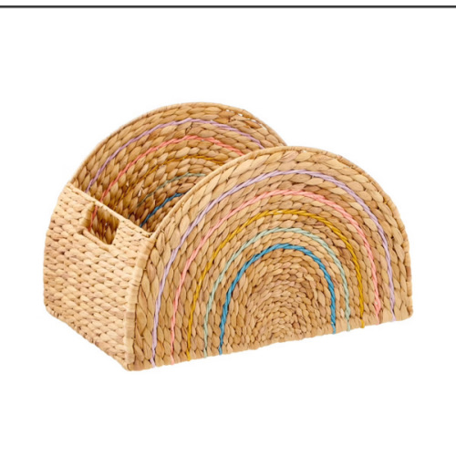 The Container Store Rainbow Water Hyacinth Basket | The Container Store