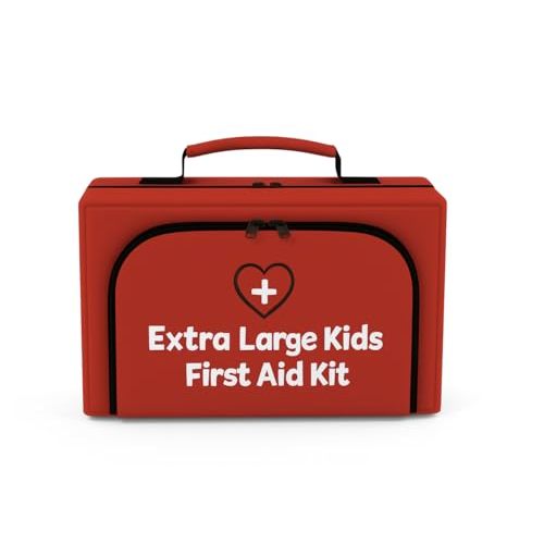 Family First Aid & CPR Kit - Emergency Medical Kit for The Entire Family, Child, Kids, and Youth. Perfect for Camping, Travel, Car, Hiking, Sports, Outdoor, and Home - First Aid Guide Life Safety Pro