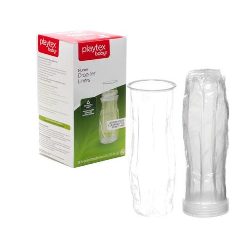 Playtex Baby – Drop-Ins Disposable Liners, 8oz, 100 Count, Leak-Free & BPA-Free