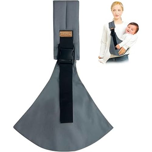 Baby Sling Carrier,Toddler Carrier, 2025 New Baby Sling,Portable and Lightweight Sling,Non-Slip Hip Seat Carrying 10-30lbs(Grey)