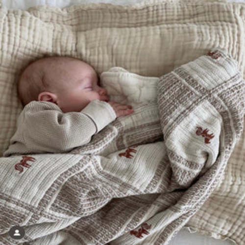 New Grain Patchwork Baby Blanket - Pony – blue daisy