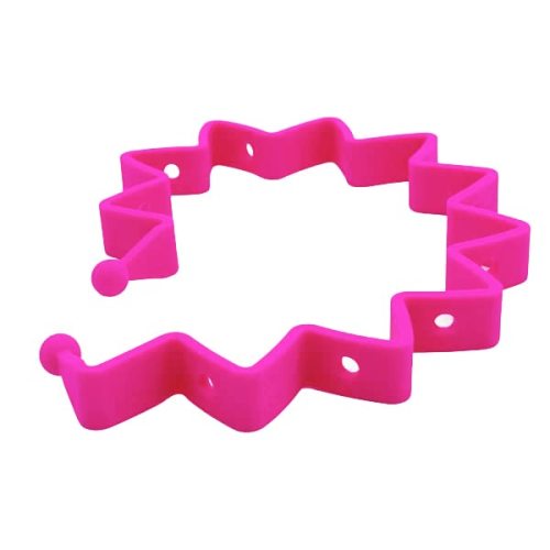 BUSY BABY Toy Bungee for Baby Toys, Dishwasher Safe, Made with 100% Food-Grade Silicone (Pink)