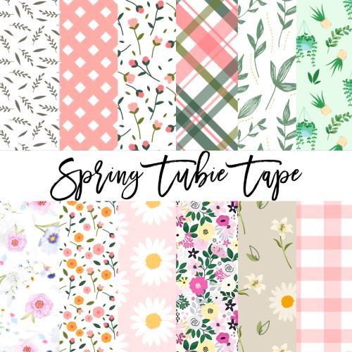 Tubie Tape - Spring Collection | Feeding Tube | Central Line | Oxygen | Hypafix