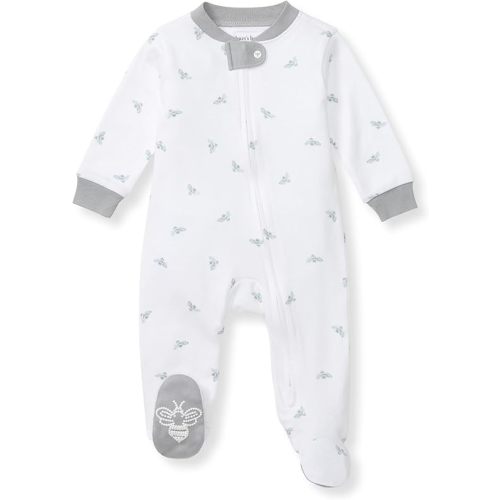 Burt's Bees Baby Boys' Organic Cotton, Sleep and Play Footed Pajamas