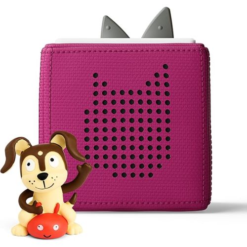 Toniebox 1 Audio Player Starter Set with Playtime Puppy - Listen, Learn, and Play with One Huggable Little Box - Purple
