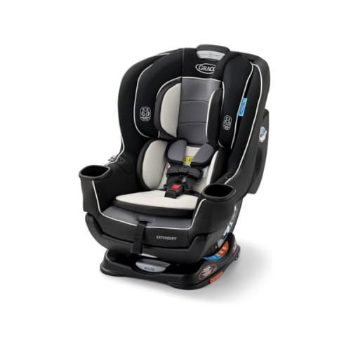 Graco Extend2Fit Convertible Baby Car Seat, Rear and Forward Facing, Adjustable Extension Panel for Extra Legroom, Gotham
